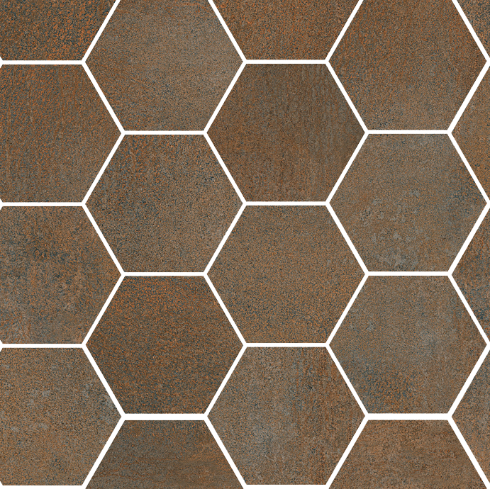 hexagon copper 