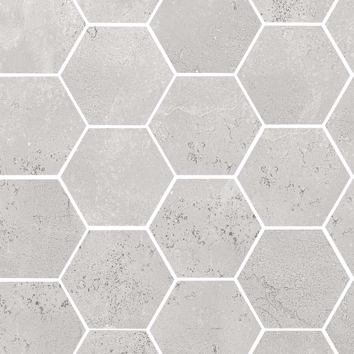 hexagon silver 